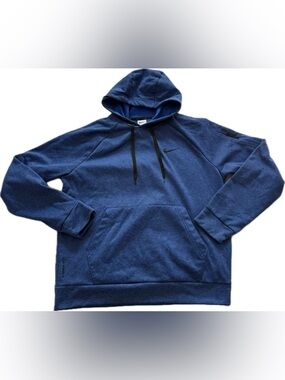 Nike Men’s Therma-Fit Blue Pullover Hoodie